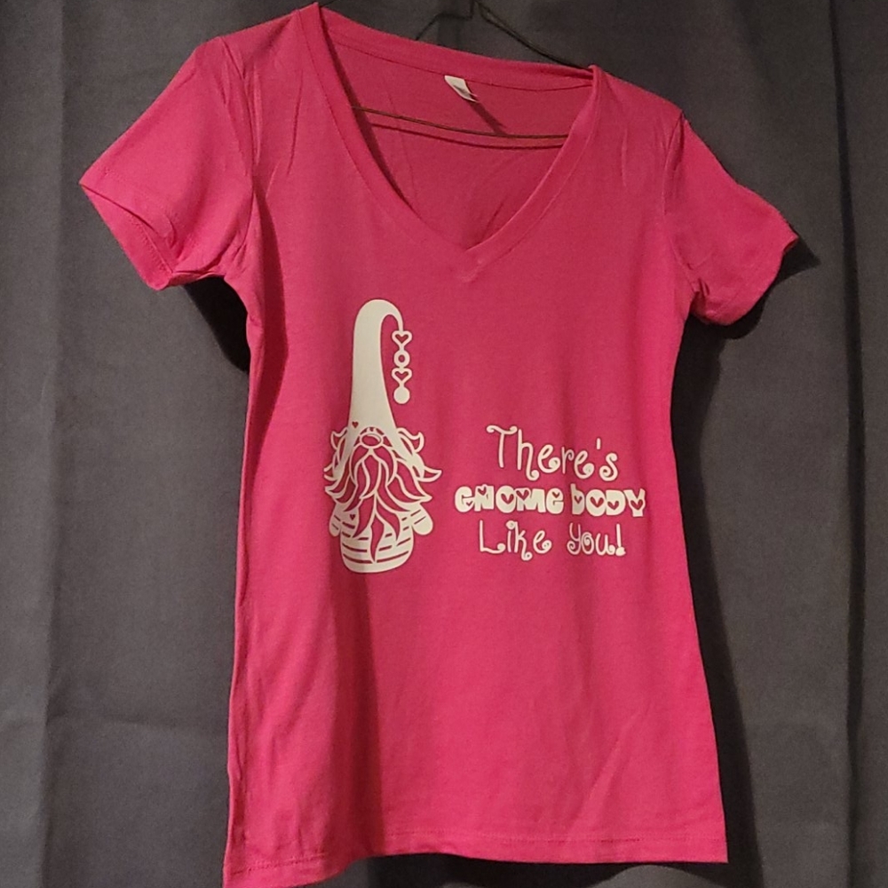 Valentine's Day Gnome V-neck - Picture 2 of 3